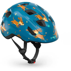MET HOORAY KIDS HELMET BLUE/DOGS
