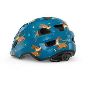MET HOORAY KIDS HELMET BLUE/DOGS