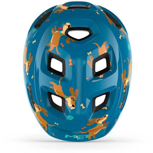 MET HOORAY KIDS HELMET BLUE/DOGS