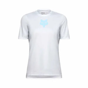WOMENS FOX RANGER  SS JERSEY FOX HEAD PALE BLUE