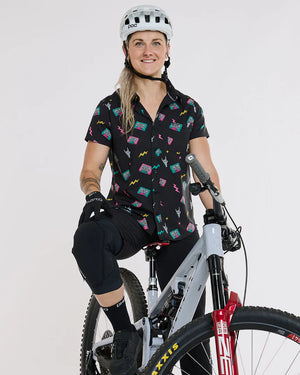 DHARCO WOMENS TECH PARTY SHIRT / MIX TAPE