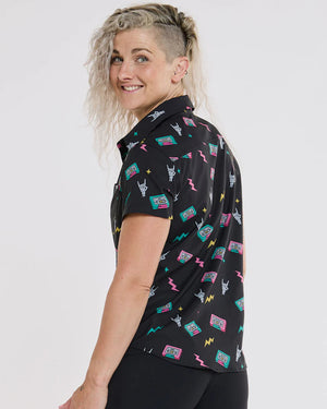 DHARCO WOMENS TECH PARTY SHIRT / MIX TAPE