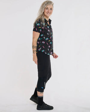 DHARCO WOMENS TECH PARTY SHIRT / MIX TAPE